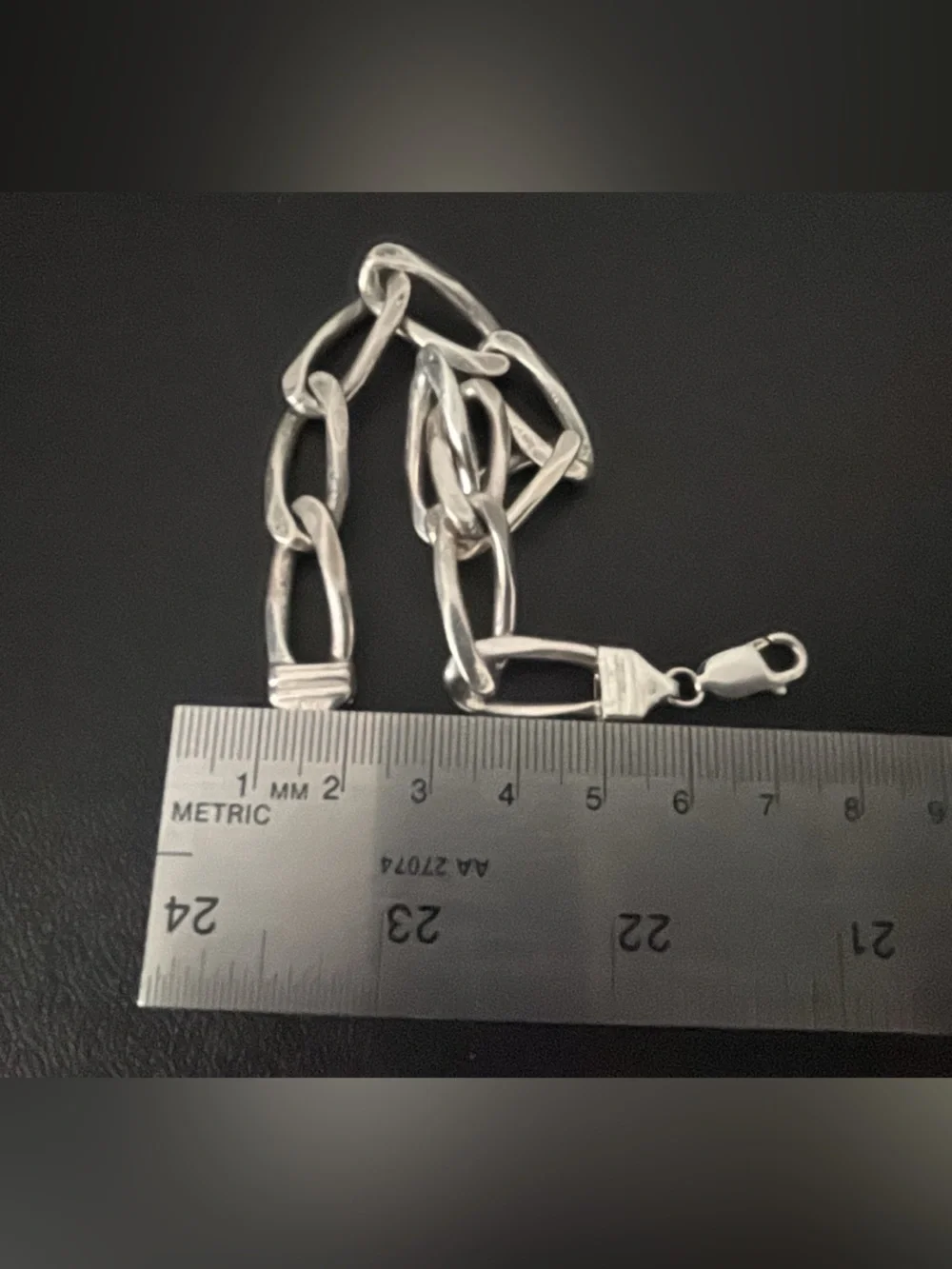 Large Link Sterling Silver BRACELET